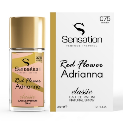 Sensation 075 Adrianna Red  Flower Eau de Parfum for Women 36 ml