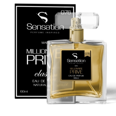 Sensation 076 Millionaire Prive - Eau de Parfum for Men 100 ml