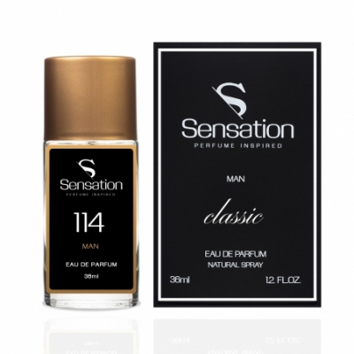 Sensation No.114, 36 ml + Perfume Sample Spray Azzaro Chrome