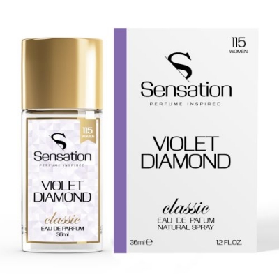 Sensation 115 Violet Diamond - Eau de Parfum for Women 36 ml