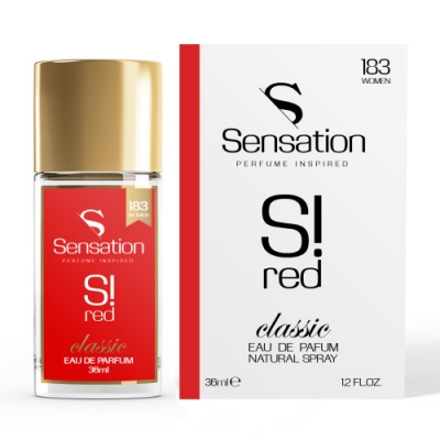 Sensation 183 S! Red Eau de Parfum for Women 36 ml