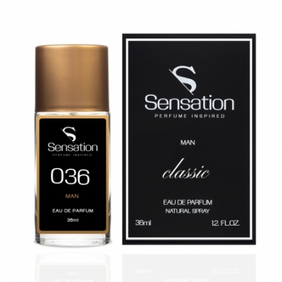 Sensation No.036, 36 ml + Perfume Sample Spray Lacoste Style in Play
