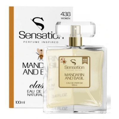 Sensation 438 Mandarin and Basil - Eau de Parfum  for Women 100 ml