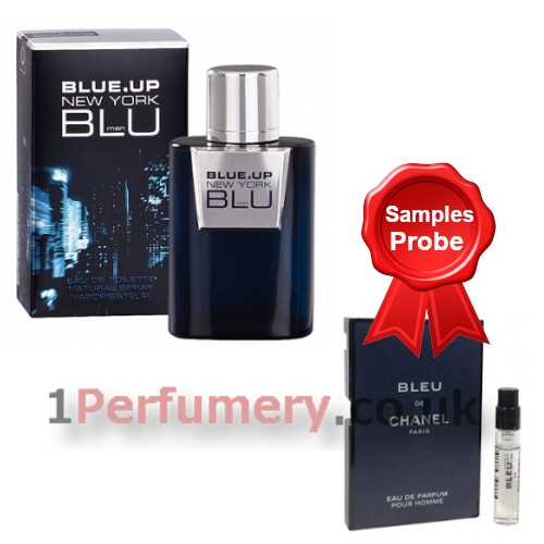 Blue Up New York Blu Man, Sample Bleu de Chanel