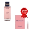 La Rive Her Choice 100 ml + Perfume Sample Armani My Way