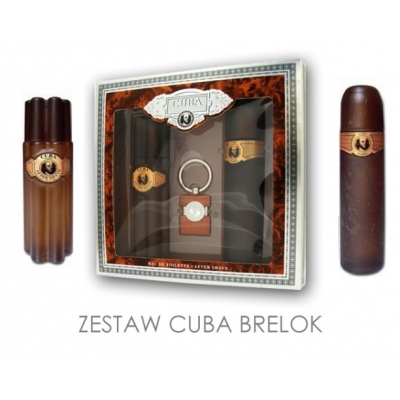Cuba Gold for Men - Set for Men, Eau de Toilette, Aftershave, Pendant