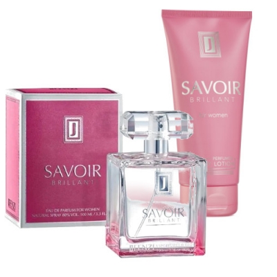 JFenzi Savoir Brillant - Promotional Set for Women, Eau de Parfum, Body lotion