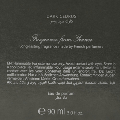 LOU DE PRE Dark Cedrus - Eau de Parfum for Men 90 ml