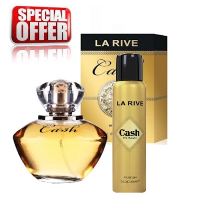 La Rive Cash for Woman - Promotional Set, Eau de Parfum, Deodorant