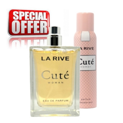 La Rive Cute - Promotional Set, Eau de Parfum-Tester, Deodorant