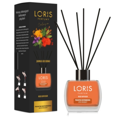 Loris Spicy Memories, Home Reed Diffuser - 120 ml