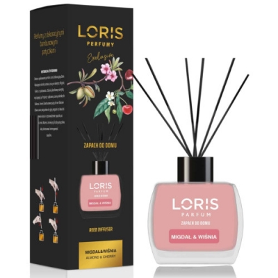 Loris Almond & Cherry - Home Reed Diffuser 120 ml