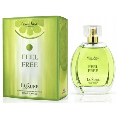Luxure Citrus Aura Collection Feel Free - Eau de Parfum for Women 100 ml