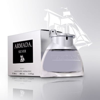 Paris Bleu Armada Silver - Eau de Toilette for Men 100 ml
