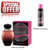 La Rive Fleur De Femme - Promotional Set, Eau de Parfum, Deodorant
