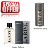 La Rive Grey Point - Promotional Set, Eau de Toilette, Deodorant
